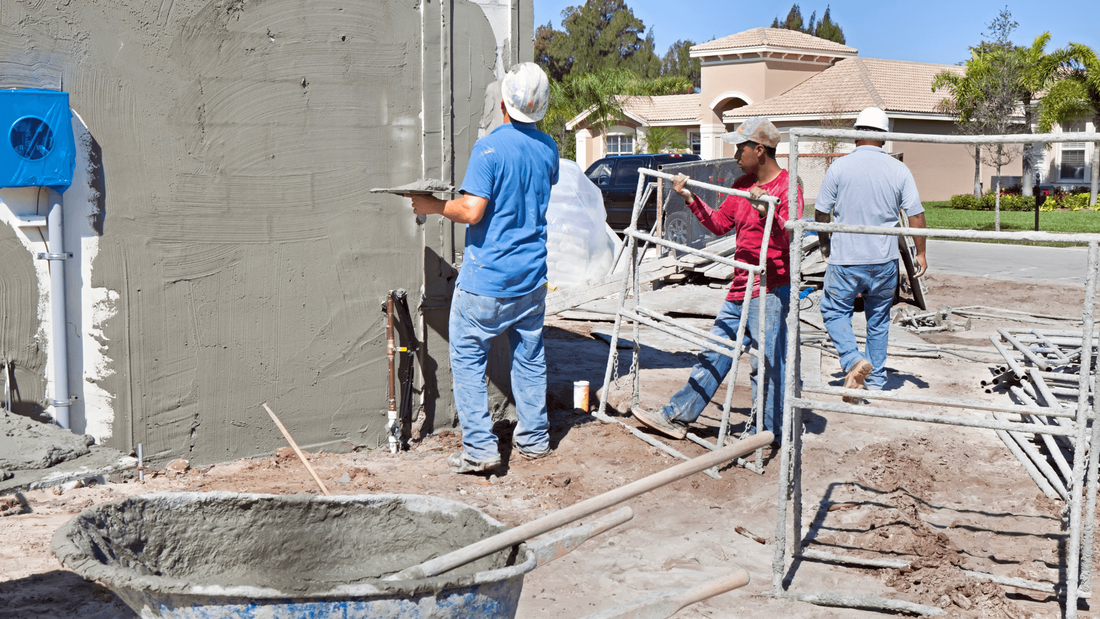 Team full of professional contractors