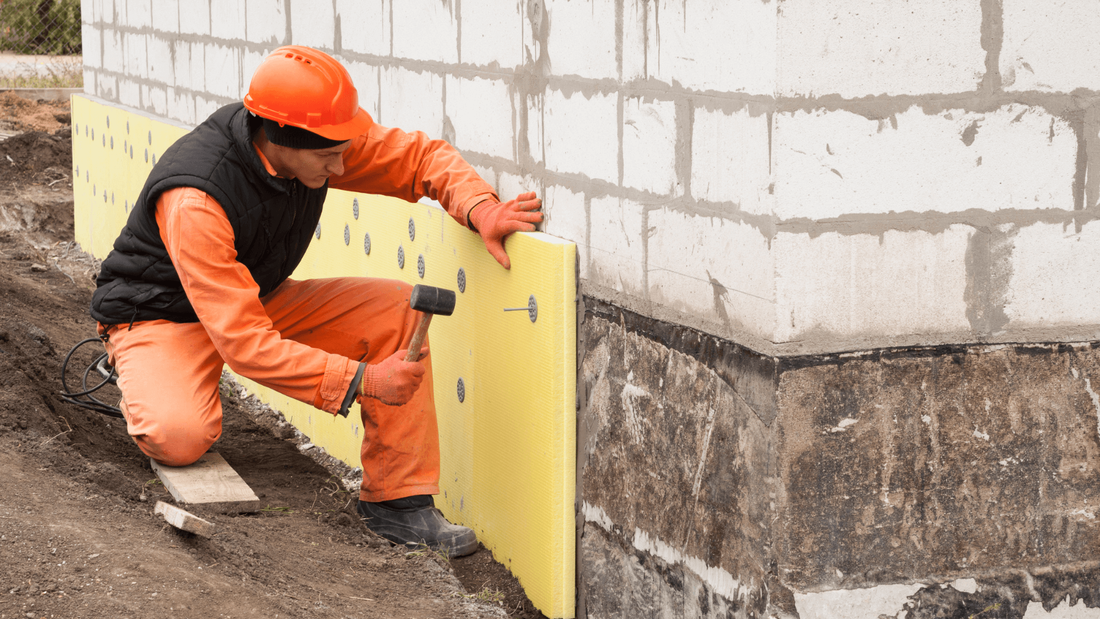 Reinforcing foundation wall blocks